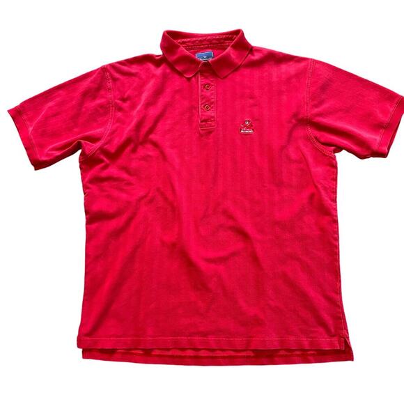 Faconnable Men's Red Polo.100% Cotton, Emblem Embroidered on Chest.  Size XL - Picture 1 of 6